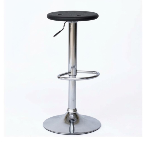 Ghế quầy bar nệm tròn Pu chân sắt nâng hạ: SG - 4145 - $hienthicat